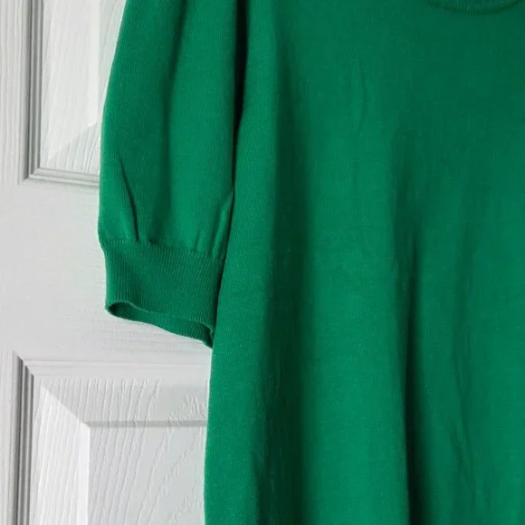 NWT CeCe Green Knit Top L - Picture 5 of 9
